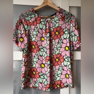 ZARA summer flowered TOP